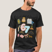 Funny God Did It First 67 Six Seven Christian Bibl Tシャツ (正面)