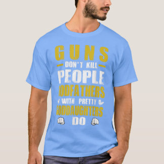 Funny Godfather Protect GoddaughterGodfather  Tシャツ