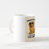 Funny Golden Retriever Mug  コーヒーマグカップ (正面左)