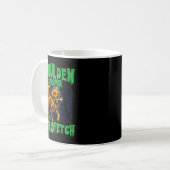 Funny Golden Retriever Zombie Halloween, Soky Ghou コーヒーマグカップ (正面左)