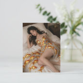 Funny Goldfish Dress ポストカード (スタンド正面)