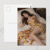 Funny Goldfish Dress ポストカード (正面/裏面)