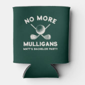 Funny Golf Bachelor Party No More Mulligans Name 缶クーラー (正面)