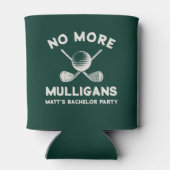 Funny Golf Bachelor Party No More Mulligans Name 缶クーラー (裏面)