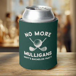 Funny Golf Bachelor Party No More Mulligans Name 缶クーラー