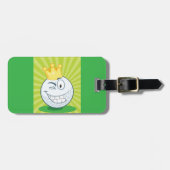 Funny Golf Ball King Of Golfing ラゲッジタグ (正面横)