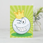 Funny Golf Ball King Of Golfing 招待状 (スタンド正面)