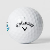 Funny Golf Balls 40th Birthday ゴルフボール (ロゴ)