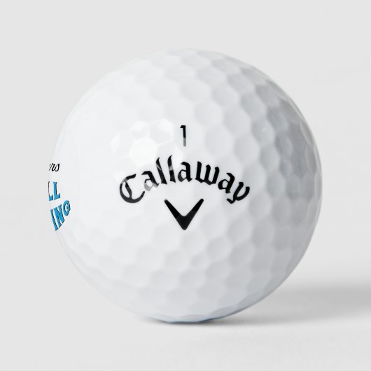 Funny Golf Balls 40th Birthday ゴルフボール (ロゴ)