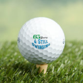 Funny Golf Balls 65th Birthday ゴルフボール (インサイチュ 木)