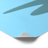 Funny Golf Banana Character Swinging Club  ポスター (角)