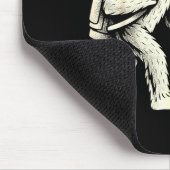 Funny Golf Bigfoot Sasquatch Alien Ufo Golfer  マウスパッド (コーナー)