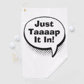 Funny Golf Dad Scramble Pop Art Comic Movie Quote ゴルフタオル (インサイチュ)