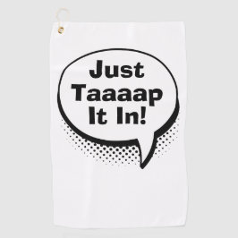 Funny Golf Dad Scramble Pop Art Comic Movie Quote ゴルフタオル