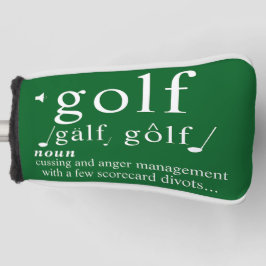 Funny Golf Definition Anger Management Humor Pun   ゴルフヘッドカバー