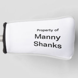 Funny Golf Gift Joke Name Manny Shanks ゴルフヘッドカバー