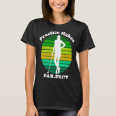 Funny Golf, Golfer, Golf Swing, Golf Lover, Female Tシャツ (正面)