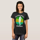 Funny Golf, Golfer, Golf Swing, Golf Lover, Female Tシャツ (正面フル)