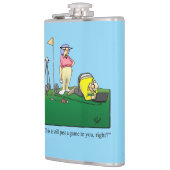 Funny Golf Humor Hip Flask Gift フラスク (左)