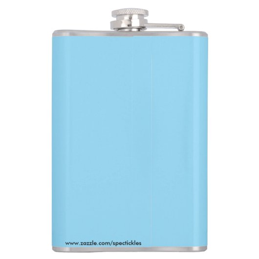 Funny Golf Humor Hip Flask Gift フラスク (裏面)