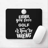 Funny Golf Love Golfing Golfer  マウスパッド (マウス)