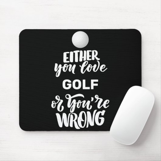 Funny Golf Love Golfing Golfer  マウスパッド (マウス)