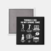 Funny Golf Lover Coach Gifts Dad Grandpa Golfer マグネット (正面/裏面)