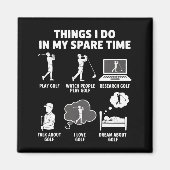 Funny Golf Lover Coach Gifts Dad Grandpa Golfer マグネット (正面)