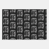 Funny Golf Lover Coach Gifts Dad Grandpa Golfer ラッピングペーパーシート (正面)