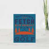 Funny Golf Player Quote For Golfers Love Golfing  カード (正面)