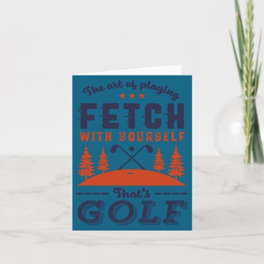 Funny Golf Player Quote For Golfers Love Golfing  カード (正面)