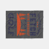 Funny Golf Player Quote For Golfers Love Golfing  フリースブランケット (正面(横))