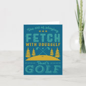 Funny Golf Player Quote Golfers Love Golfing Srt  カード (正面)