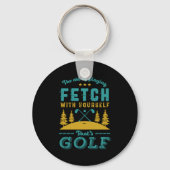 Funny Golf Player Quote Golfers Love Golfing Srt  キーホルダー (正面)