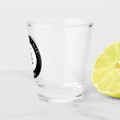 Funny Golf Saying Talk Birdie Men's Golfer ショットグラス (右)