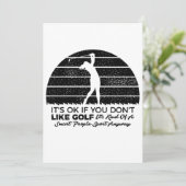 funny golf sayings golfing quote セーブザデート (スタンド正面)