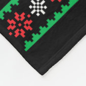 Funny Golf Ugly Christmas Sweater Womens Mens Golf フリースブランケット (角)