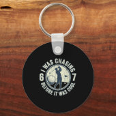 Funny Golfer 67 Meme Golf Joke Chasing 67  キーホルダー (正面)