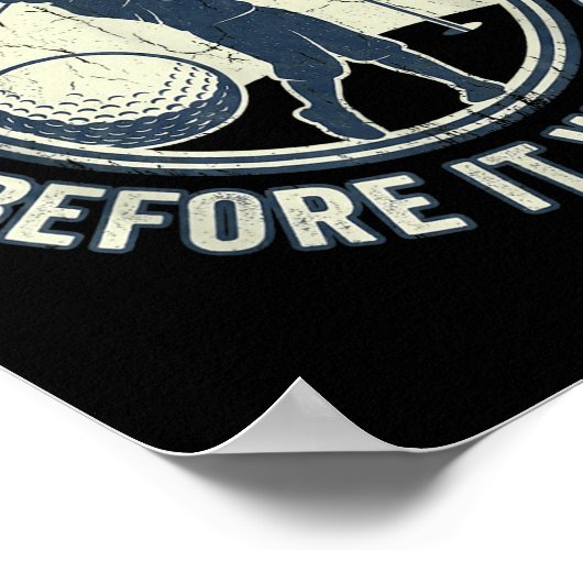 Funny Golfer 67 Meme Golf Joke Chasing 67  ポスター (角)