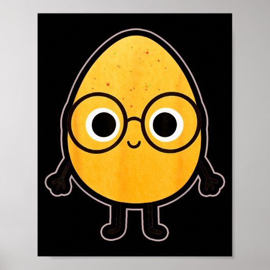 Funny Good Egg Teacher Halloween Costume The Smart ポスター (正面)