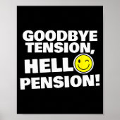 Funny Goodbye Tension, Hello Pension, Retirement H ポスター (正面)