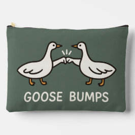 Funny Goose Bumps Cartoon | Fist Bump Geese Animal アクセサリーポーチ