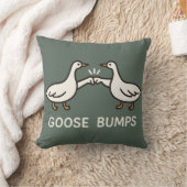 Funny Goose Bumps Cartoon | Fist Bump Geese Animal クッション (ブランケット)