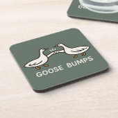Funny Goose Bumps Cartoon | Fist Bump Geese Animal コースター (左側)