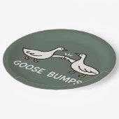 Funny Goose Bumps Cartoon | Fist Bump Geese Animal ペーパープレート (アングル)