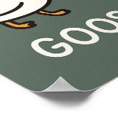 Funny Goose Bumps Cartoon | Fist Bump Geese Animal ポスター (角)