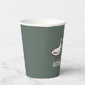 Funny Goose Bumps Cartoon | Fist Bump Geese Animal 紙コップ (右)