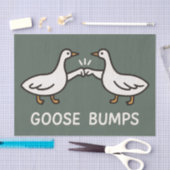 Funny Goose Bumps Cartoon | Fist Bump Geese Animal 薄葉紙 (クラフト)