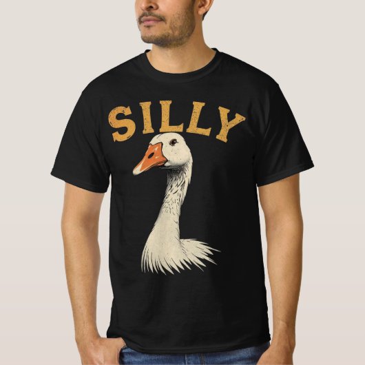 Funny Goose Graphic Tee – Silly Goose Tシャツ (正面)