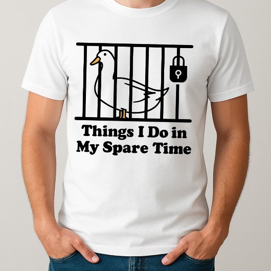Funny Goose Meme Sarcastic Humor for Goose Lovers Tシャツ
